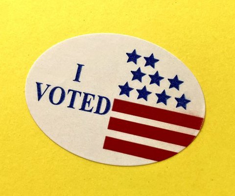 I voted sticker