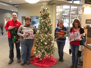 stocking toy drive SUGAR RIVER BANK