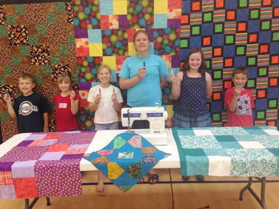 kids quilting group